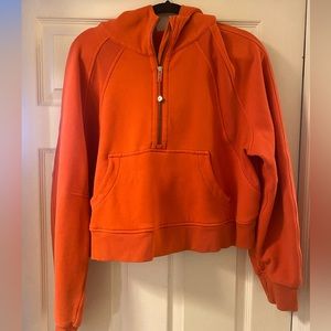 Lululemon Scuba Oversized Hoodie Orange